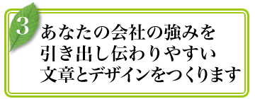 あなたの会社の強みを引き出し伝わりやすい文章とデザインをつくります.jpg